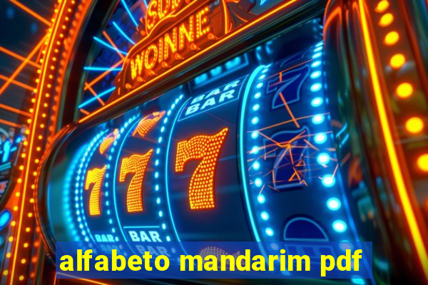 alfabeto mandarim pdf